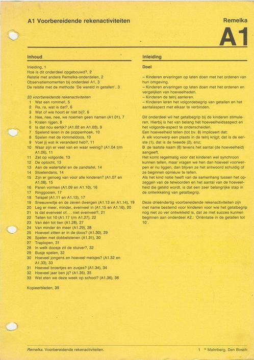 Remelka A1 (zie omschrijving), Boeken, Schoolboeken, Nieuw, Verzenden