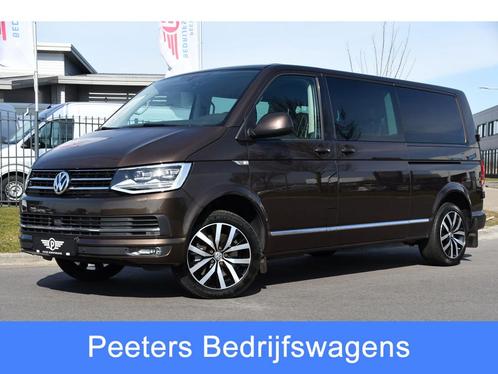Volkswagen Transporter 2.0 TDI L2H1 DC Caravelle, Auto's, Bestelauto's, Onderhoudsboekje, Lease, Automaat, Bruin, Volkswagen, Financial lease