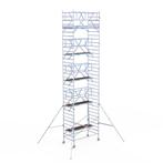 Rolsteiger Professional 135x250 11,2m werkhoogte vrijstaand, Doe-het-zelf en Verbouw, Steigers, Verzenden, Nieuw, Rolsteiger of Kamersteiger
