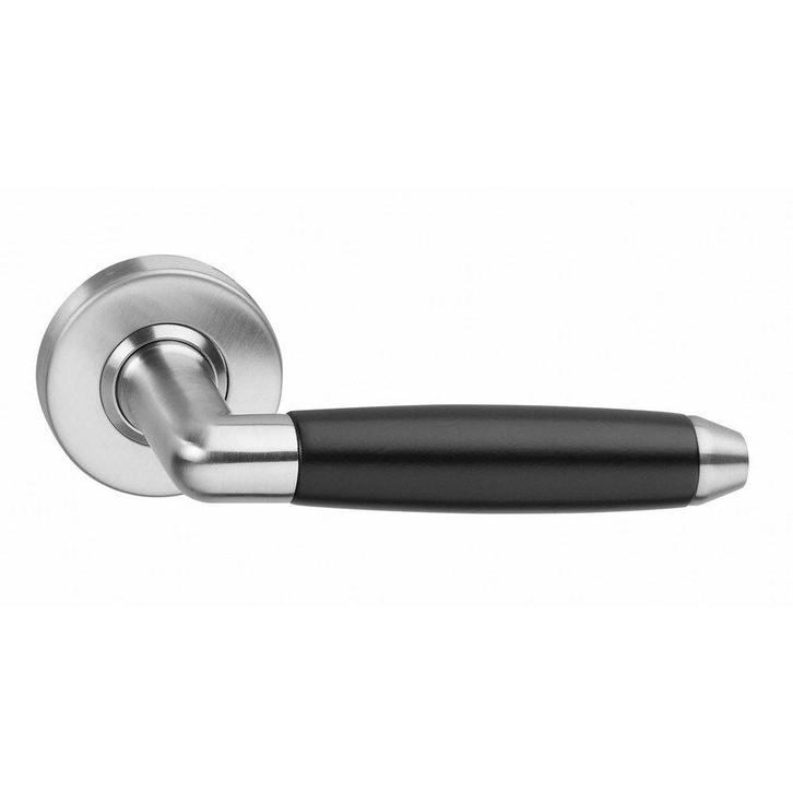 Intersteel Deurkruk Combi op rozet - ring met veer - RVS, Doe-het-zelf en Verbouw, Hang- en Sluitwerk, Ophalen of Verzenden