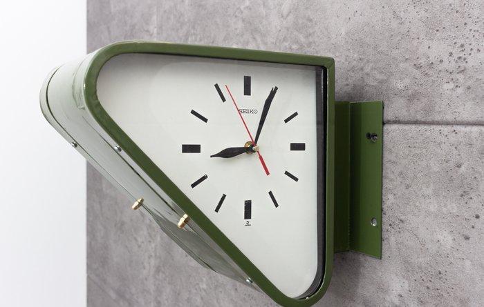 Wandklok - Seikosha CO. LTD Seiko - Staal, Bakeliet,, Antiek en Kunst, Kunst | Designobjecten