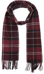 Barbour Sjaal Tartan Galingale Bordeaux maat one size Heren, Verzenden, Nieuw, Barbour