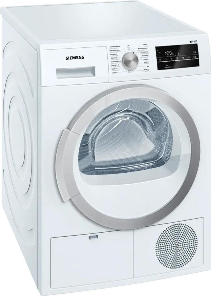 Siemens WT46G400FG - Condensdroger - 8 kg - Energieklasse B, Witgoed en Apparatuur, Wasdrogers, Zo goed als nieuw, Voorlader, 85 tot 90 cm