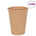 vidaXL Papieren koffiekopjes 1000 st 12oz 300 ml bruin, Huis en Inrichting, Keuken | Servies, Verzenden, Nieuw