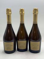 2015 Cattier, Millésime - Champagne Brut - 3 Flessen (0.75, Nieuw