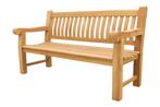 VDG Teakhouten tuinbank Patrick XL - 166 cm., Verzenden, Nieuw, Hout
