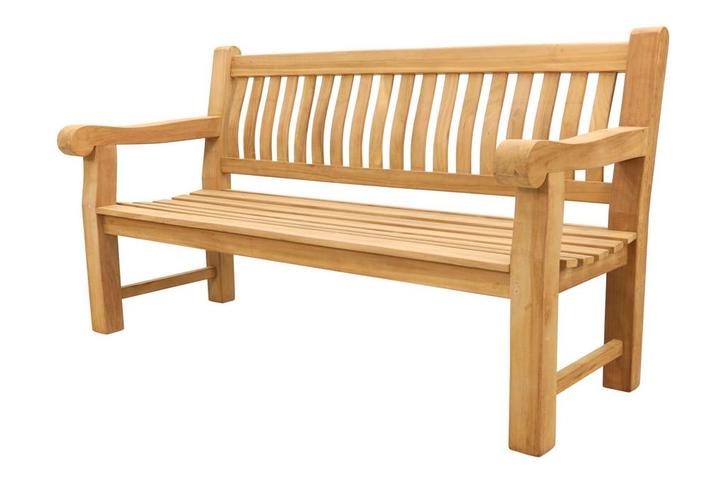 VDG Teakhouten tuinbank Patrick XL - 166 cm., Tuin en Terras, Tuinbanken, Nieuw, Hout, Verzenden