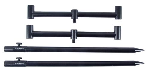 Ultimate Black Buzzer Bar Kit 2-Rod, Watersport en Boten, Hengelsport | Algemeen, Overige typen, Nieuw, Verzenden