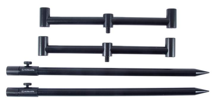 Ultimate Black Buzzer Bar Kit 2-Rod, Watersport en Boten, Hengelsport | Algemeen, Overige typen, Nieuw, Verzenden