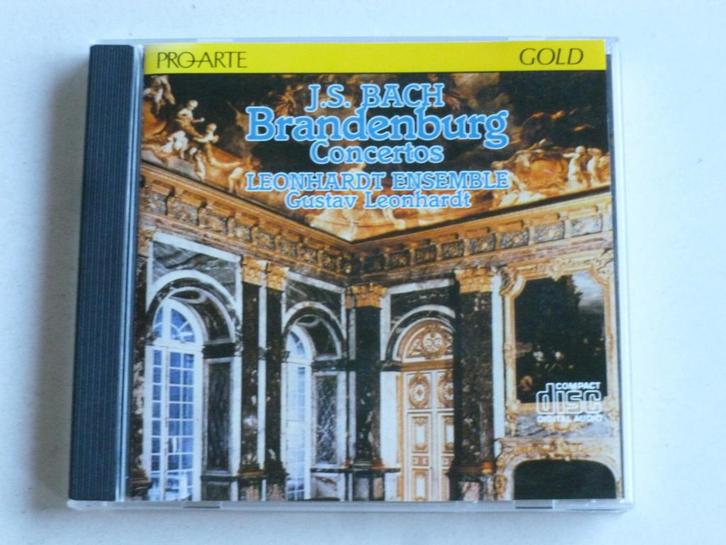 Bach - Brandenburg Concertos / Gustav Leonhardt, Cd's en Dvd's, Cd's | Klassiek, Zo goed als nieuw, Verzenden