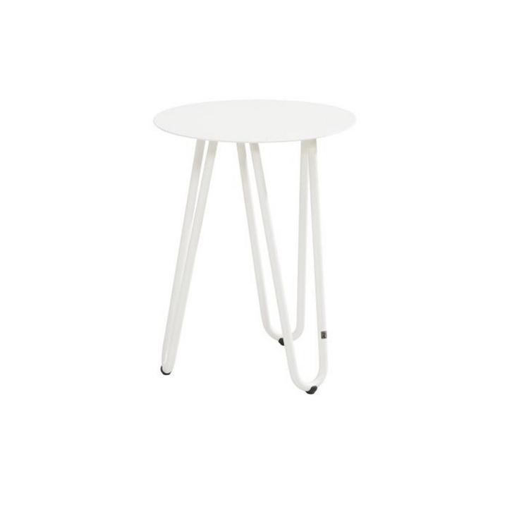 4 Seasons Cool bijzettafel Ø42x45 cm - wit, Tuin en Terras, Tuinsets en Loungesets, Verzenden