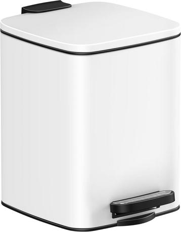 SONGMICS prullenbak 6 liter - afvalbak badkamer / toilet - beschikbaar voor biedingen