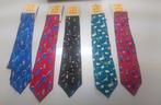 Tintin - Ensemble de 5 cravates en soie - 5 Comic - Eerste, Boeken, Nieuw