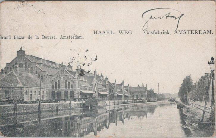 AMSTERDAM - Haarl. Weg Gasfabriek, Verzamelen, Ansichtkaarten | Nederland, Verzenden