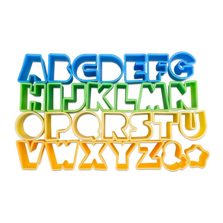Städter Uitstekerset Alfabet 28-delig, Hobby en Vrije tijd, Taarten en Cupcakes maken, Nieuw, Verzenden