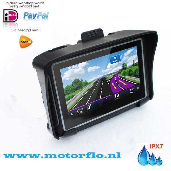 4.3inch Motor Navigatie GPS Nieuwste Kaarten Europa 2025, Motoren, Accessoires | Navigatiesystemen, Nieuw, Ophalen of Verzenden
