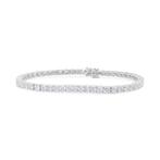 Armband - 18 karaat Witgoud - 7.35ct. tw. Diamant, Sieraden, Tassen en Uiterlijk, Armbanden, Nieuw