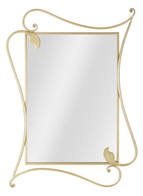 WANDSPIEGEL BLOEMBLAADJE CM 80X4X110, Huis en Inrichting, Woonaccessoires | Spiegels, Ophalen of Verzenden