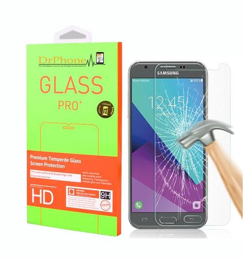 DrPhone J7 2017 Glas - Glazen Screen protector - Tempered Gl, Telecommunicatie, Mobiele telefoons | Hoesjes en Frontjes | Overige merken