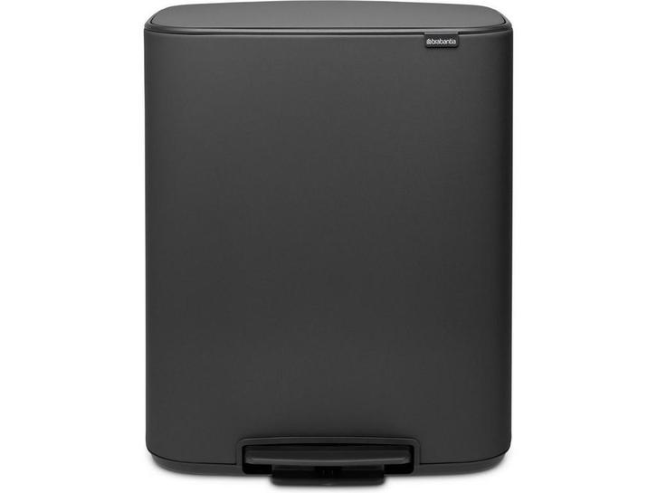 Brabantia Bo - Prullenbak - 60 l - Soft Touch - Mineral, Huis en Inrichting, Woonaccessoires | Prullenbakken, Zo goed als nieuw