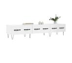 Tv-meubel Wit Hout | Tweedekansje | 150cm Breed (tv meubel), 100 tot 150 cm, Nieuw, Ophalen of Verzenden, Minder dan 100 cm
