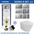 Geberit Sigma 8 (UP720) Toiletset set12 Wiesbaden Vesta 52cm, Nieuw, Overige typen, Ophalen of Verzenden