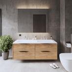 Onderkast Gliss Design Eleganz Hera Zwart 120cm 2 Lades Oak, Huis en Inrichting, Ophalen of Verzenden, Nieuw