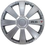 4-Delige Wieldoppenset RS-T 16-inch zilver, Auto diversen, Wieldoppen, Nieuw, Verzenden