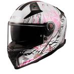 LS2 FF811 Vector II Darflo Glanzend Wit Roze Integraalhelm, Motoren, Kleding | Motorhelmen, Verzenden, Nieuw met kaartje, Integraalhelm