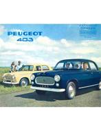 1963 PEUGEOT 403 BROCHURE NEDERLANDS, Nieuw, Peugeot, Author