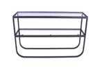 Bijzettafel - Jess - Zwart - Glas - Jörn, Verzenden, Nieuw