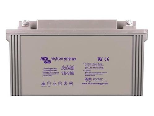 Victron AGM accu 12V/130 Ah, Watersport en Boten, Navigatiemiddelen en Scheepselektronica, Ophalen of Verzenden