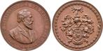 Brons medaille Generalpostmeister 1887 Personenmedaille H..., Verzenden