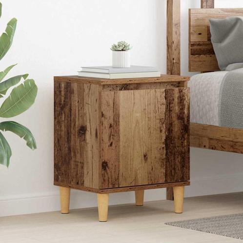 vidaXL Nachtkastje Oud hout 40 x 30 x 50 cm Bewerkt hout, Huis en Inrichting, Slaapkamer | Nachtkastjes, Nieuw, Minder dan 45 cm