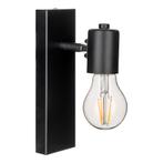 Bailey Plafond/Wandlamp Metaal Zwart E27, Huis en Inrichting, Lampen | Overige, Ophalen of Verzenden, Nieuw