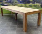 Krista dining tuintafel 320x110xH77,5 cm- poten 12 cm teak, Tuin en Terras, Tuintafels, Ophalen of Verzenden, Nieuw, Teakhout