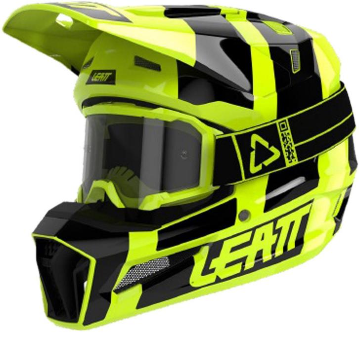 Leatt 2024 Moto 3.5 Crosshelm Citrus Geel / Zwart maat XL, Motoren, Onderdelen | Overige, Ophalen of Verzenden