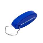 Drijvende sleutelhanger PU blauw rickshandel.nl, Verzamelen, Sleutelhangers, Ophalen of Verzenden, Nieuw