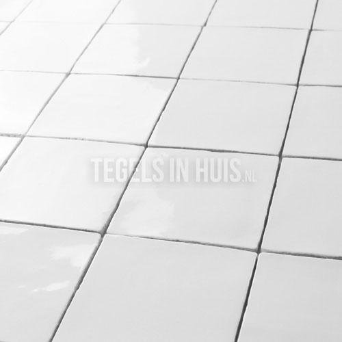 Wandtegel friese witjes hollandse witjes handvorm 13x13, Doe-het-zelf en Verbouw, Tegels, Wandtegels, Nieuw, 10 m² of meer, Keramiek