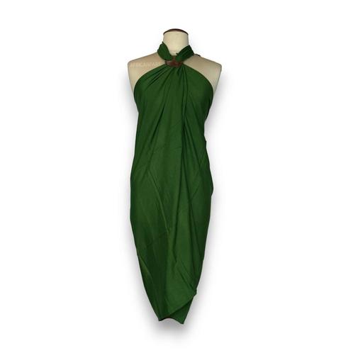 Sarong / pareo - Strandkleding wikkelrok - Groen, Kleding | Dames, Badmode en Zwemkleding, Nieuw, Ophalen of Verzenden
