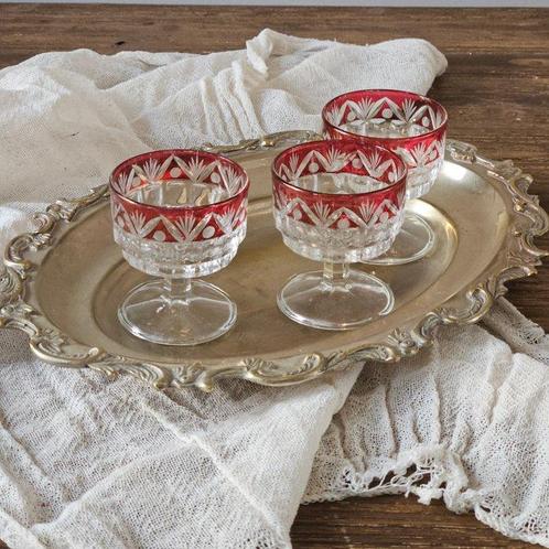 Drinkset (8) - Kristal - ingericht, Antiek en Kunst, Curiosa en Brocante