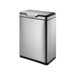 EKO afvalbak Touch Pro Bin 20+20 ltr - Mat RVS, Huis en Inrichting, Woonaccessoires | Prullenbakken, Verzenden, Nieuw
