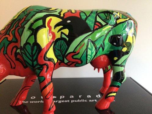 sculptuur, Cow Parade Cowparade - Vacatolada - LARGE in box, Antiek en Kunst, Curiosa en Brocante