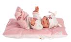 Llorens pop Bebita met roze kussen - 26cm (Poppen 20 -32 cm), Ophalen of Verzenden, Nieuw, Babypop