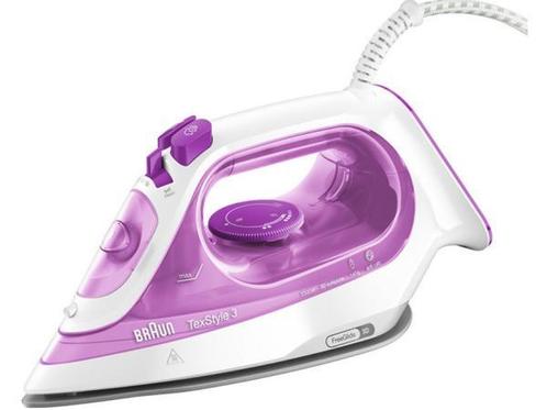 Veiling - Braun TexStyle 3 SI3030PU - Stoomstrijkijzer - Paa, Witgoed en Apparatuur, Strijkijzers en Strijkplanken, Gebruikt