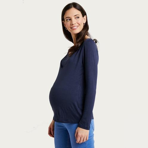 PomKin Zwangerschapsshirt Positieshirt Zoe donker blauw, Kleding | Dames, Positiekleding, Nieuw