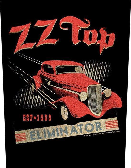 ZZ Top - Eliminator - Backpatch officiële merchandise, Verzamelen, Muziek, Artiesten en Beroemdheden, Kleding, Nieuw, Ophalen of Verzenden