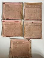 Tintin - LOreille Cassée - 5X flans dimprimerie Guichard, Boeken, Nieuw