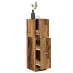 vidaXL Apothekerskast 30x41x118 cm bewerkt hout oud, Verzenden, Nieuw