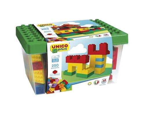Unico Plus Bouwblokken - grote basisbak – 250 delig, Kinderen en Baby's, Speelgoed | Duplo en Lego, Nieuw, Verzenden